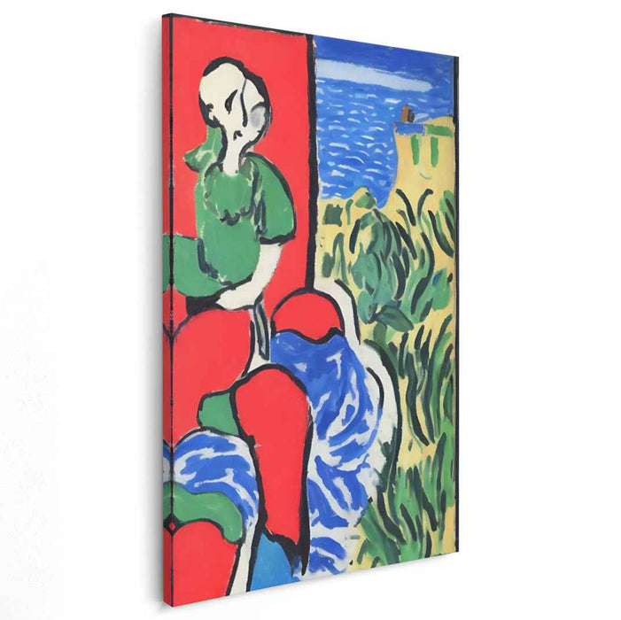 Ethereal Seascapes: Abstract and Coastal Landscape Canvas Art Print