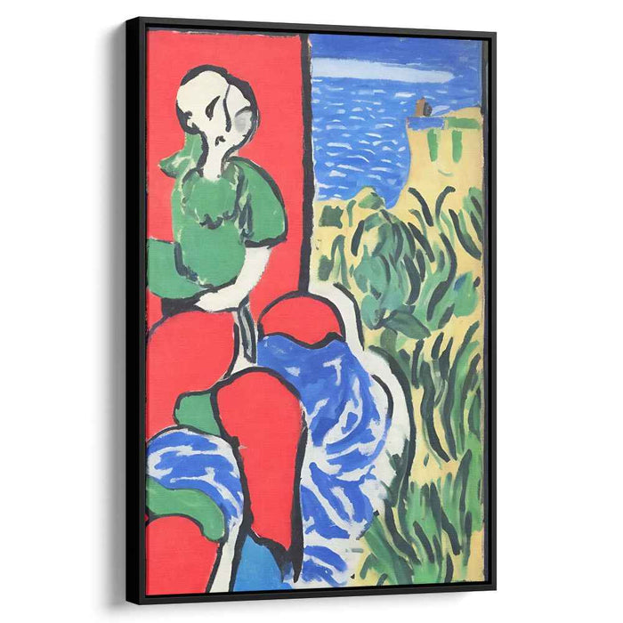 Ethereal Seascapes: Abstract and Coastal Landscape Canvas Art Print