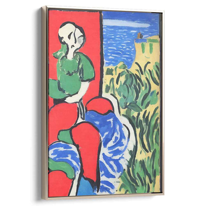 Ethereal Seascapes: Abstract and Coastal Landscape Canvas Art Print