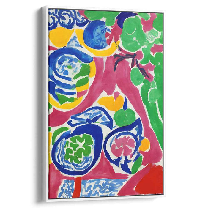 Whispers Of Nature's Dance: Lively Organic Forms on Canvas