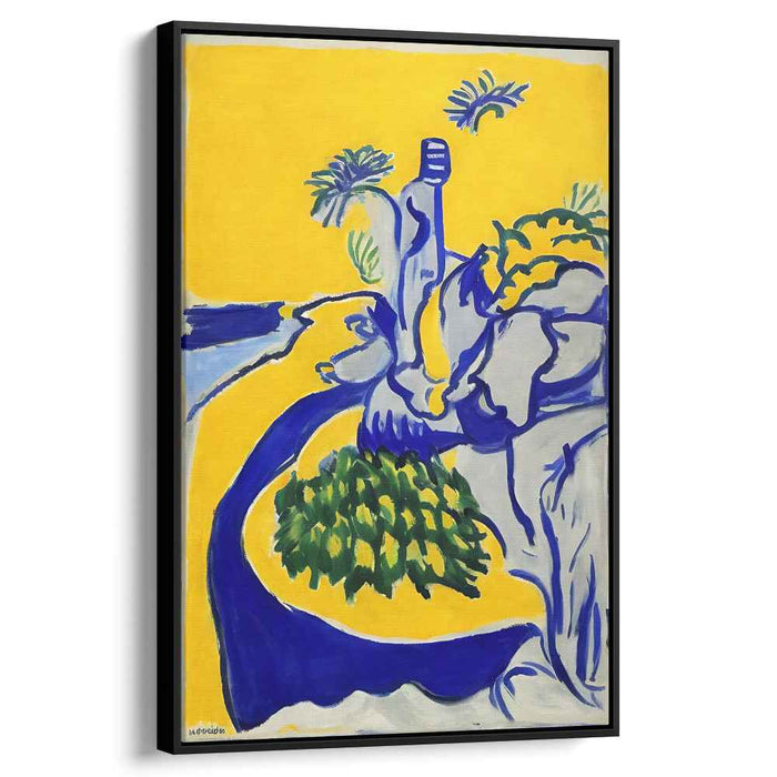 Dreaming in Colorful Horizons: Henri Matisse Inspired Surreal Landscape Canvas Art