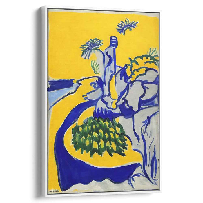 Dreaming in Colorful Horizons: Henri Matisse Inspired Surreal Landscape Canvas Art