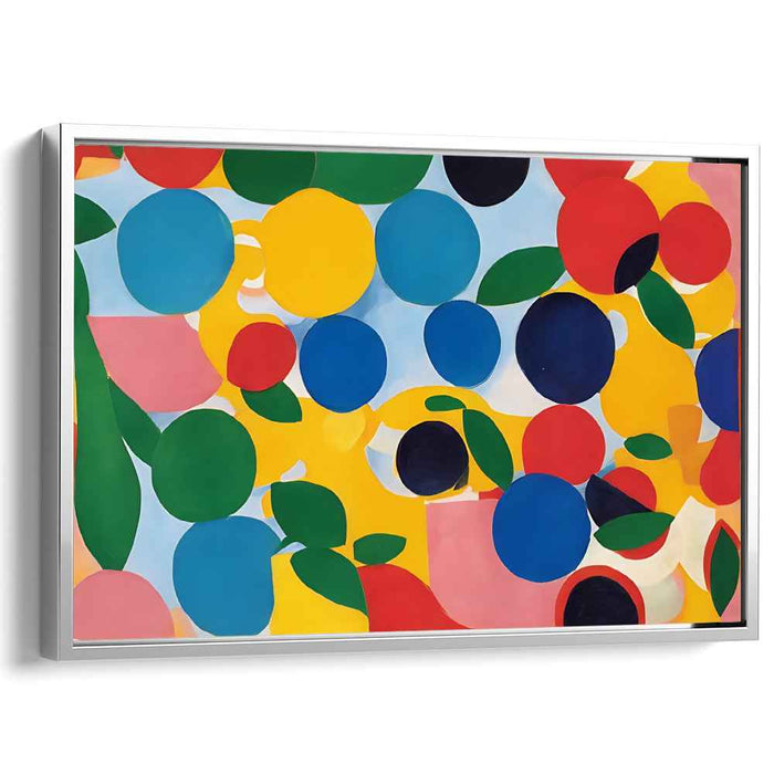 Geometric Pulse Dance: Dynamic Abstract Geometric Canvas Art Print