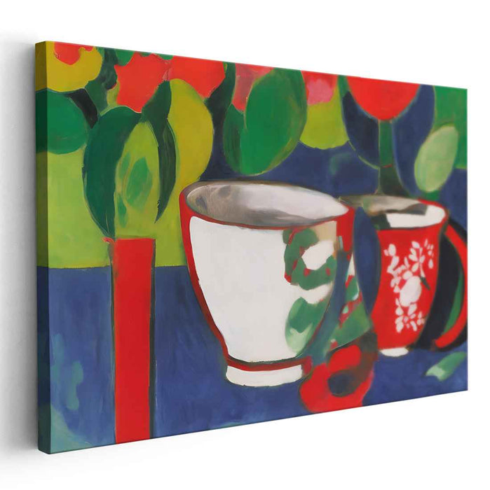 Intrinsic Vibrance: Modernist Still Life with Bold Colors