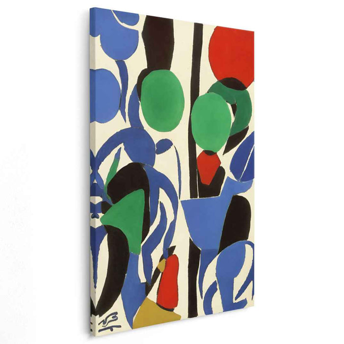 Time Warp Vortex: Modernist Abstract Canvas Art Print