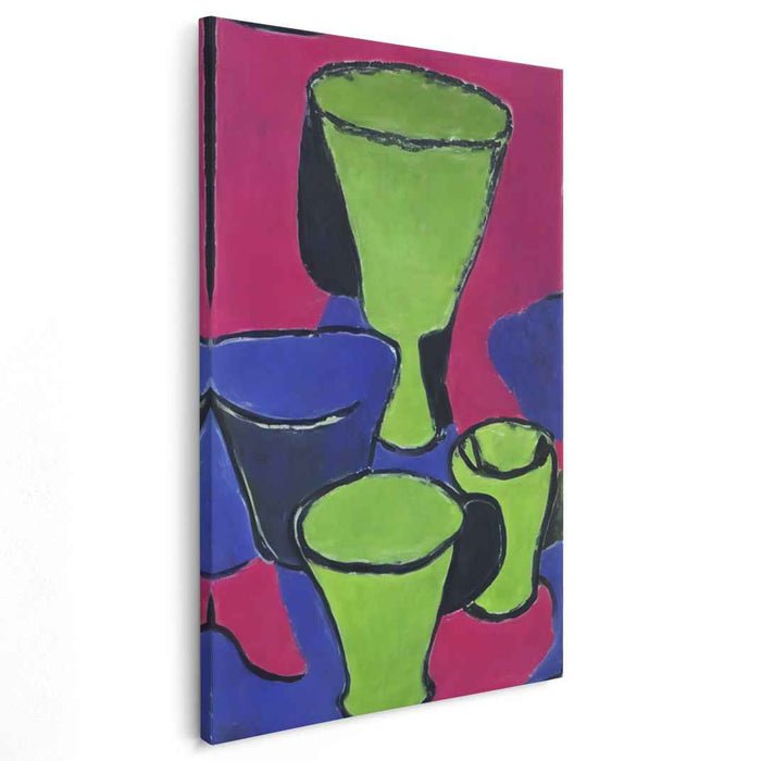 Fusion Fragmentation: Abstract Modernist Canvas Art Print