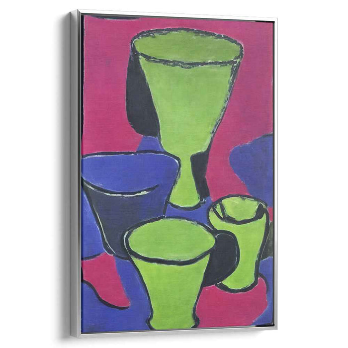 Fusion Fragmentation: Abstract Modernist Canvas Art Print