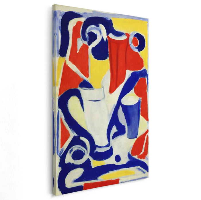 Wild Emotions Dance Freely: Bold Abstract Expressionist Canvas Art Print