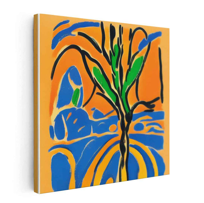 Reverie of Branches: Abstract Expressionist Tree Canvas Art Print