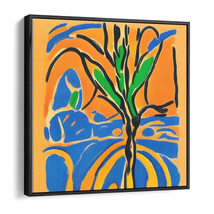 Reverie of Branches: Abstract Expressionist Tree Canvas Art Print