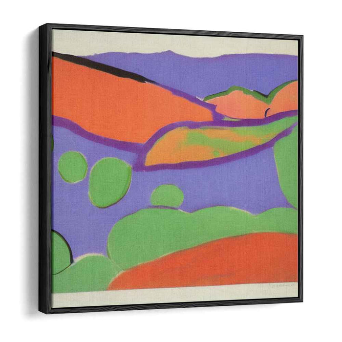 Limitless Vistas: Abstract Landscape Canvas Art Print