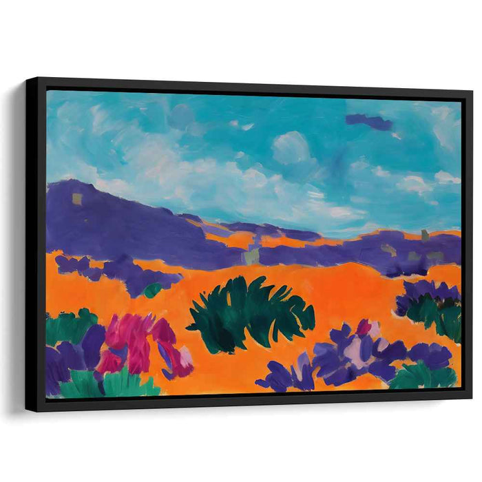 Wild Pallette Escape: Fauvist Landscape Canvas Art Print