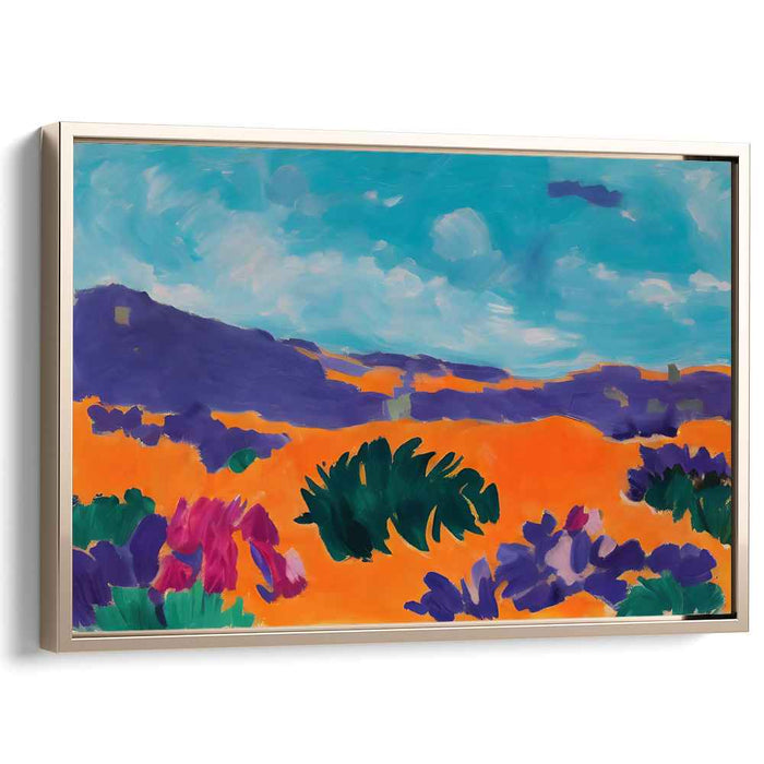 Wild Pallette Escape: Fauvist Landscape Canvas Art Print