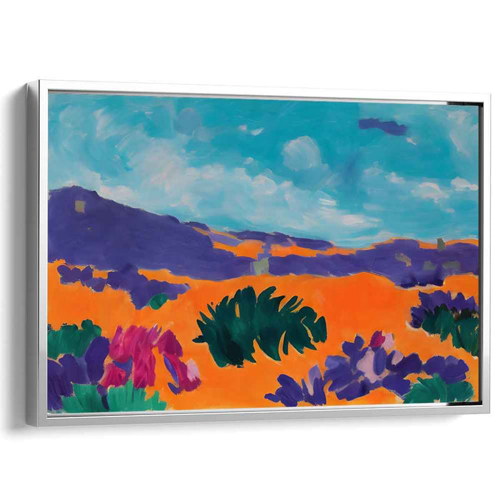 Wild Pallette Escape: Fauvist Landscape Canvas Art Print