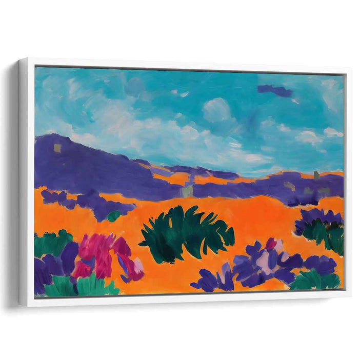 Wild Pallette Escape: Fauvist Landscape Canvas Art Print
