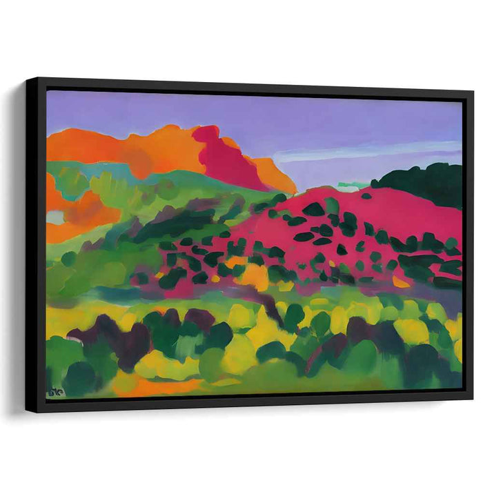 Contours Beyond Reality: Abstract Landscape Canvas Art