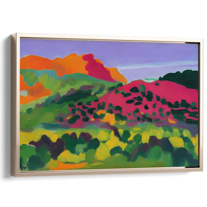 Contours Beyond Reality: Abstract Landscape Canvas Art
