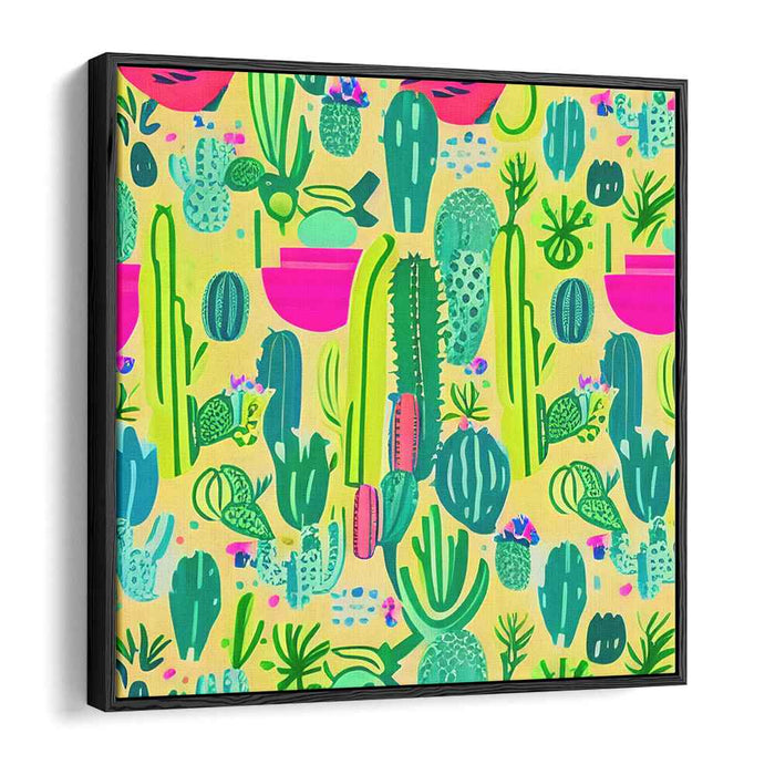 Whirlwind Whimsy: Playful Pop Art Canvas Print