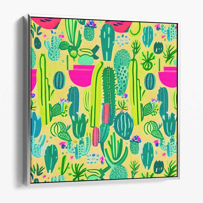 Whirlwind Whimsy: Playful Pop Art Canvas Print