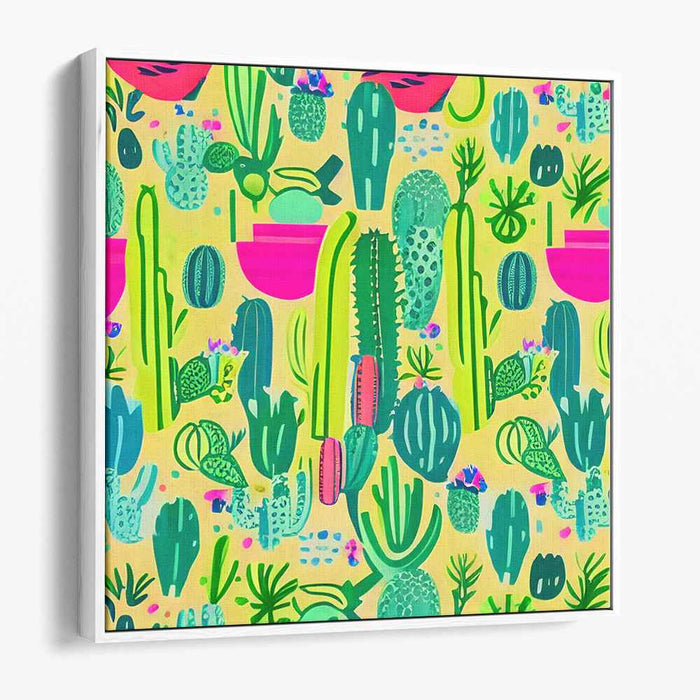 Whirlwind Whimsy: Playful Pop Art Canvas Print