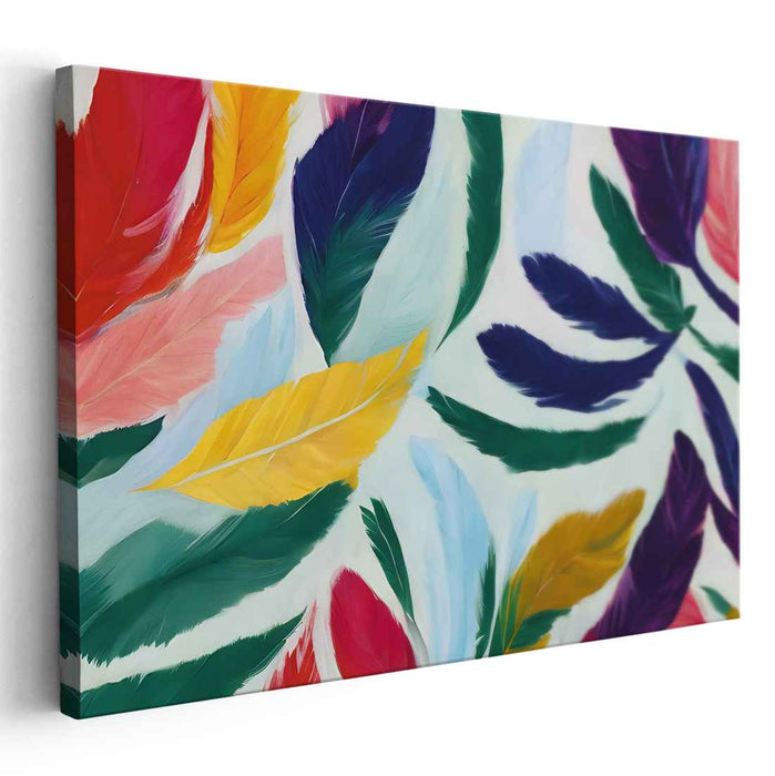 Echoes Of Spectrum Hues: Vibrant Realism Canvas Art Print