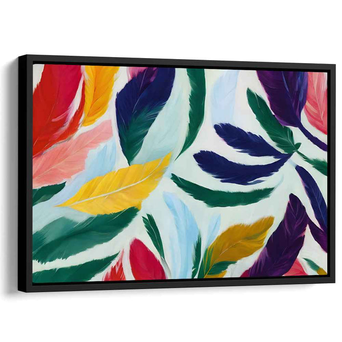 Echoes Of Spectrum Hues: Vibrant Realism Canvas Art Print