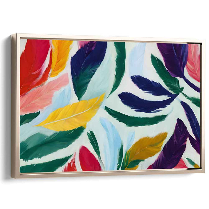 Echoes Of Spectrum Hues: Vibrant Realism Canvas Art Print