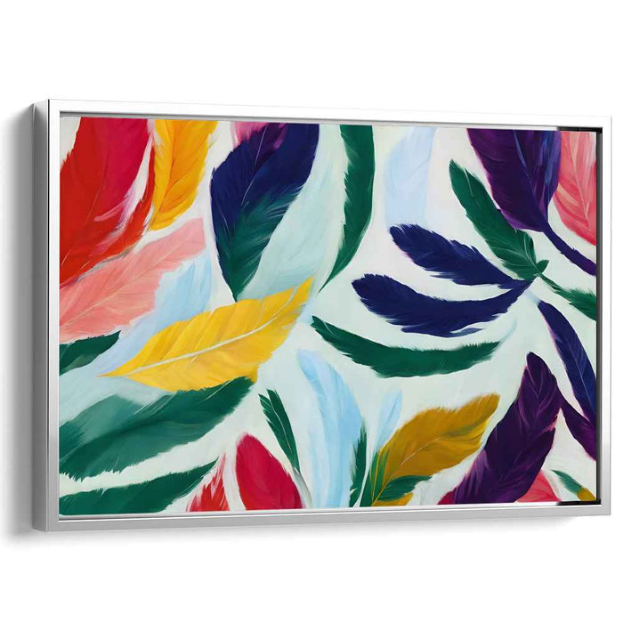 Echoes Of Spectrum Hues: Vibrant Realism Canvas Art Print