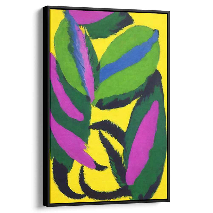 Chromatic Canopy Creation: Vibrant Abstract Foliage Art