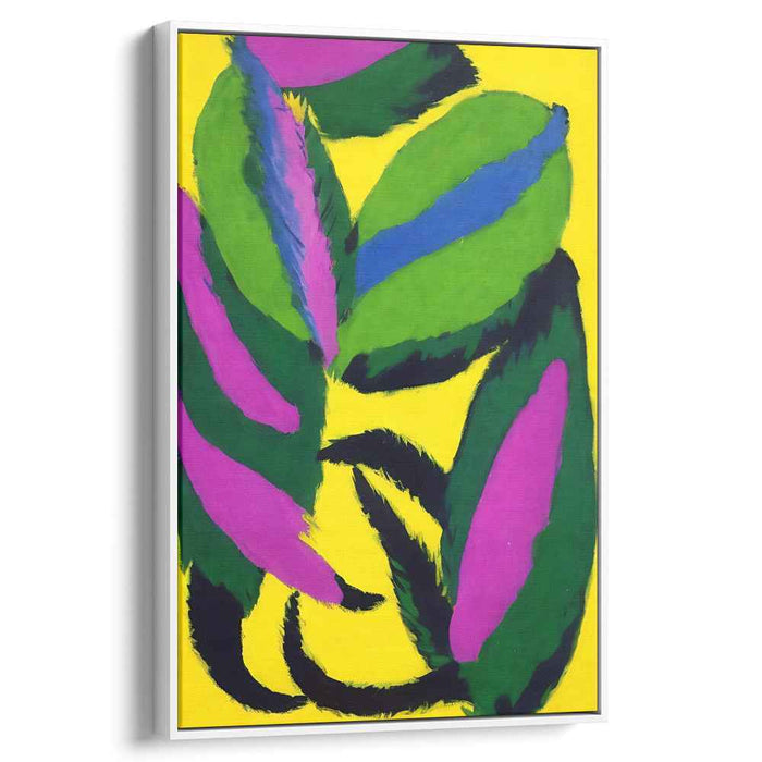 Chromatic Canopy Creation: Vibrant Abstract Foliage Art
