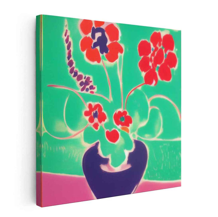 Urban Petal Urbanism: Contemporary Floral Canvas Art