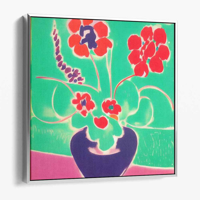 Urban Petal Urbanism: Contemporary Floral Canvas Art