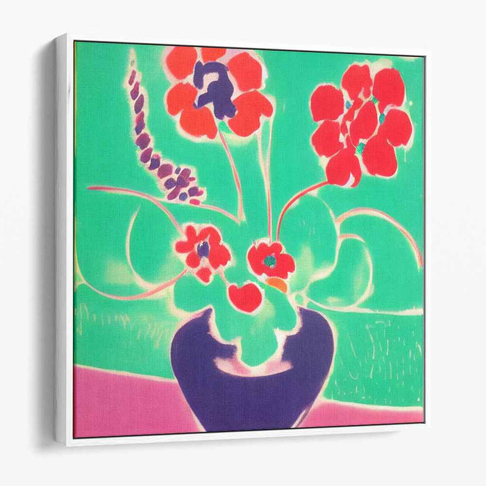 Urban Petal Urbanism: Contemporary Floral Canvas Art