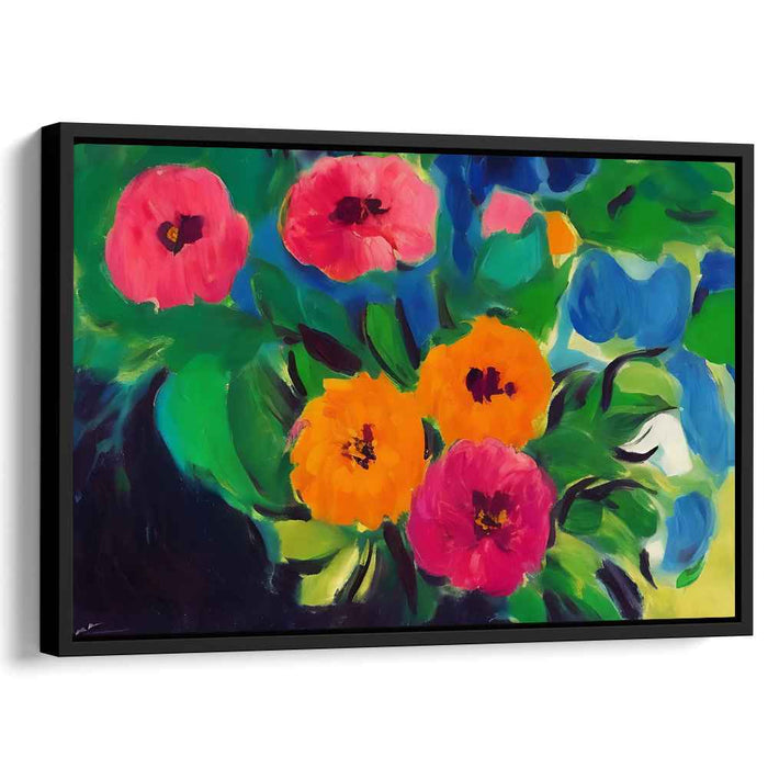 Whispers Of Spring Blossom: Vibrant Impressionist Bloom Canvas Art Print