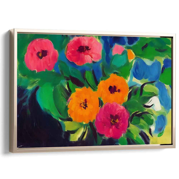 Whispers Of Spring Blossom: Vibrant Impressionist Bloom Canvas Art Print