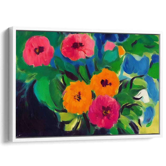 Whispers Of Spring Blossom: Vibrant Impressionist Bloom Canvas Art Print