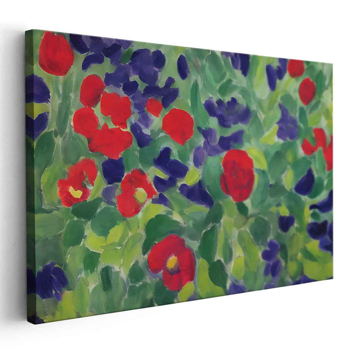 Chromatic Ballet Showcase: A Dance of Colors Canvas Art Print