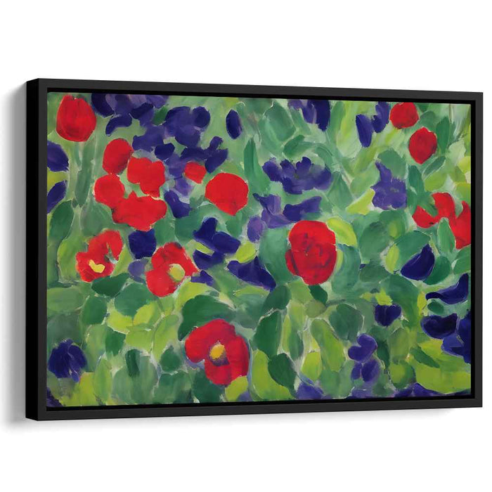 Chromatic Ballet Showcase: A Dance of Colors Canvas Art Print