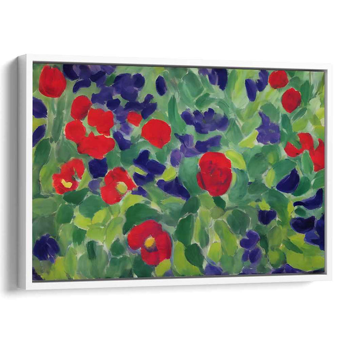 Chromatic Ballet Showcase: A Dance of Colors Canvas Art Print