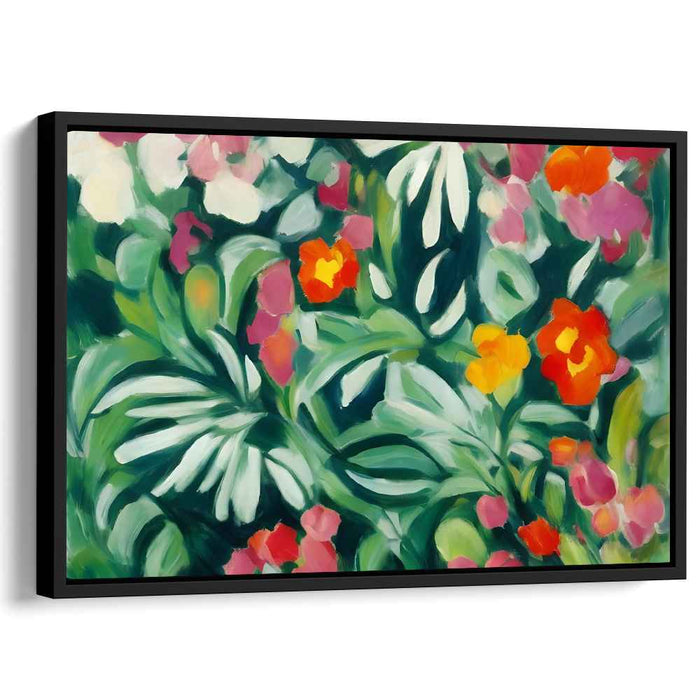 Petals Of Paint: Vivid Floral Impressionist Canvas Art Print