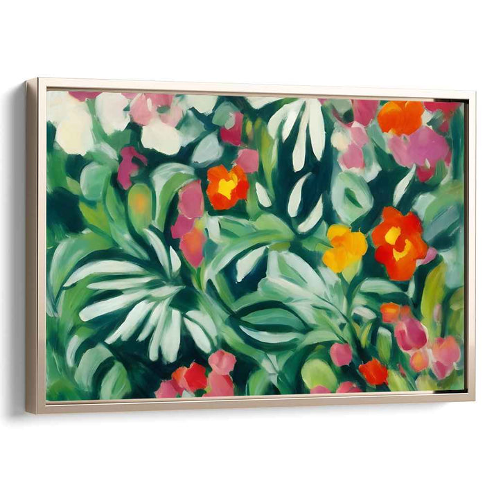 Petals Of Paint: Vivid Floral Impressionist Canvas Art Print
