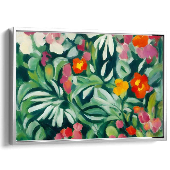 Petals Of Paint: Vivid Floral Impressionist Canvas Art Print