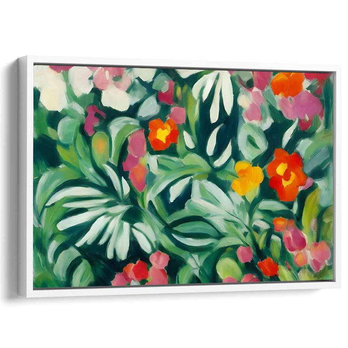 Petals Of Paint: Vivid Floral Impressionist Canvas Art Print