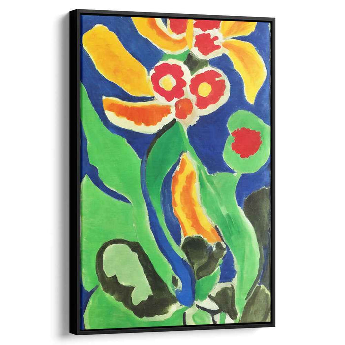 Colorful Dreams in Motion: Vivid Expressionist Canvas Art Print
