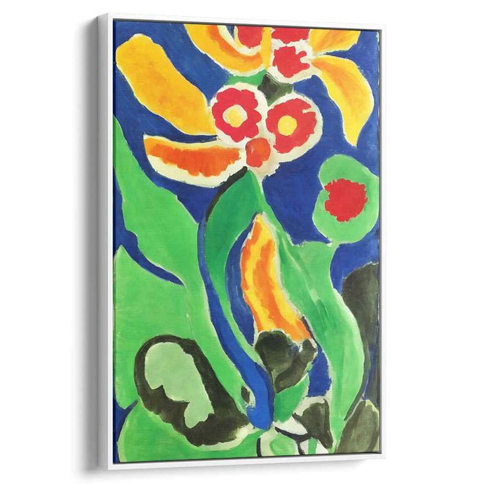 Colorful Dreams in Motion: Vivid Expressionist Canvas Art Print