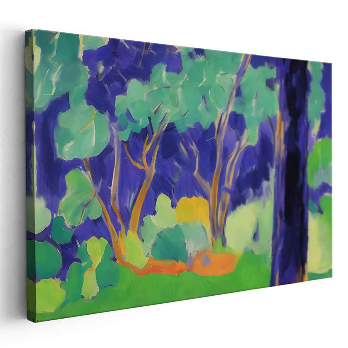 Wild Pallette Whispers: Fauvist Expression of Nature's Serenity