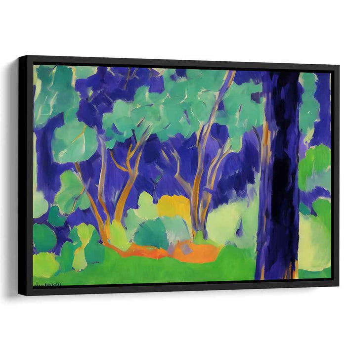 Wild Pallette Whispers: Fauvist Expression of Nature's Serenity