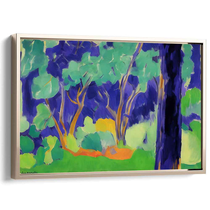 Wild Pallette Whispers: Fauvist Expression of Nature's Serenity