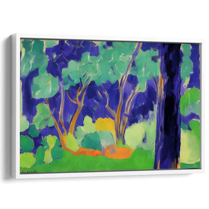 Wild Pallette Whispers: Fauvist Expression of Nature's Serenity