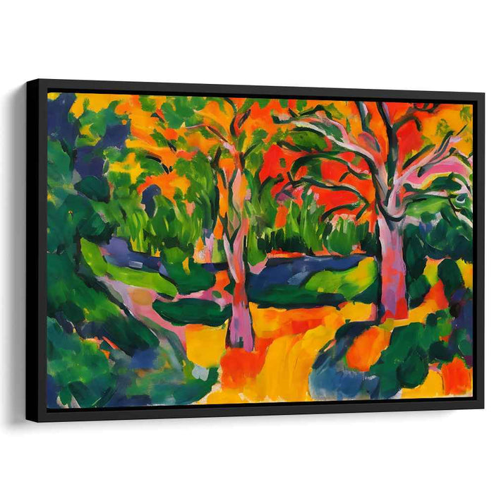 Vivid Blast Canvas Vision: Fauvist Explosion of Color Canvas Art Print